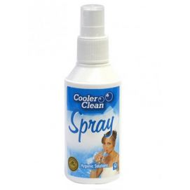 Watercooler cleaning spray